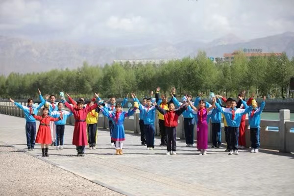 Asian Games promoted in Delingha in Qinghai