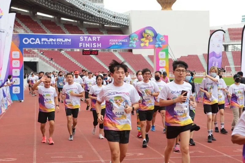 Hangzhou Asian Games Fun Run arrives in Thailand