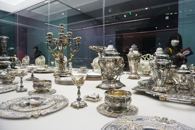 Silverware offers a glimpse into European royal life