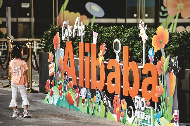 Jan-Mar revenue of Alibaba up 9%