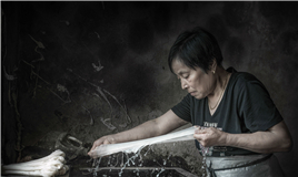 Yuhang rinsing silk wadding manufacturing craftsmanship