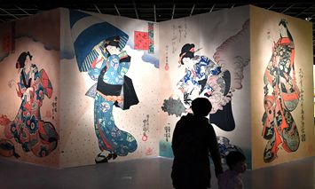 Watercolor printmaking exhibition held in Hangzhou