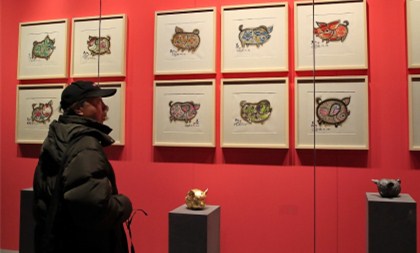 Chinese artist's works to display at French art exhibition