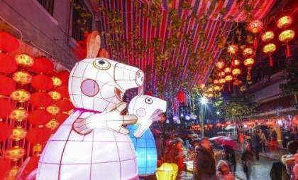 Lantern festival show dazzles Hangzhou crowds
