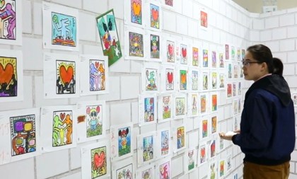 Keith Haring graffiti exhibition opens in Hangzhou