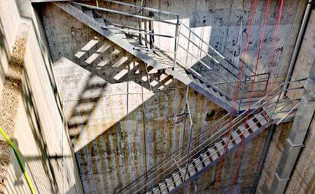 43-meter-deep underground parking garage to serve residential communities