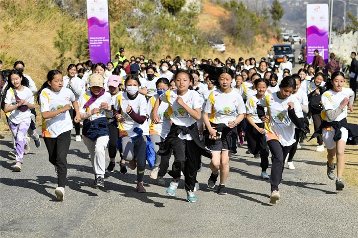 Hangzhou Asian Games mascots join Fun Run festivities in Bhutan