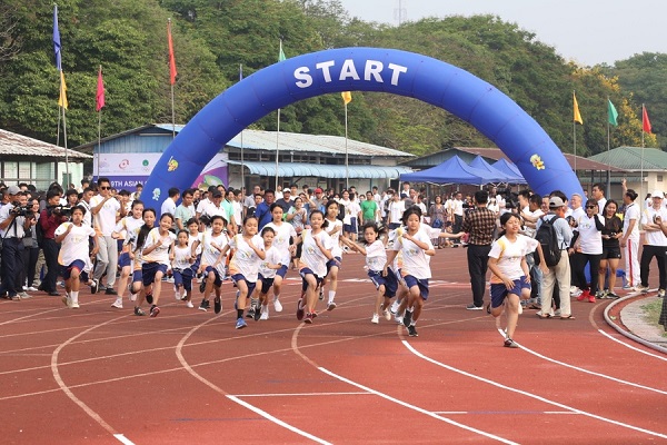 Hangzhou Asian Games Fun Run halfway over in Myanmar