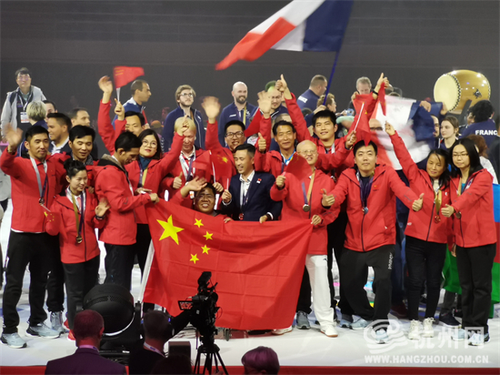 Three 'silent' athletes from Hangzhou shine at intl work skills competition for people with disabilities