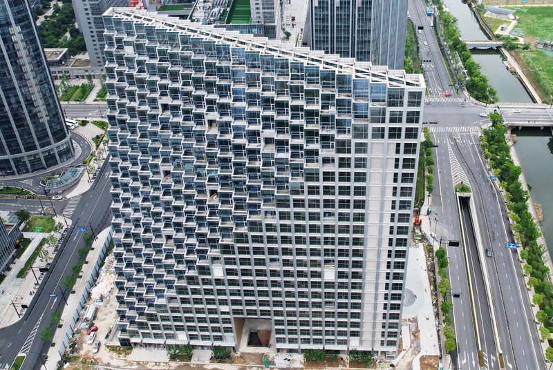Pyramid-like building bolsters Hangzhou's city image