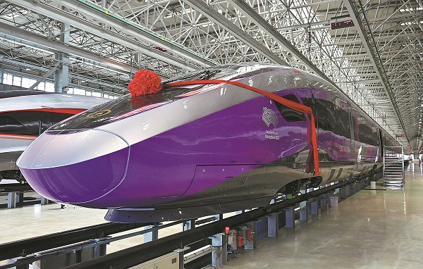 Special bullet train for Asian Games unveiled