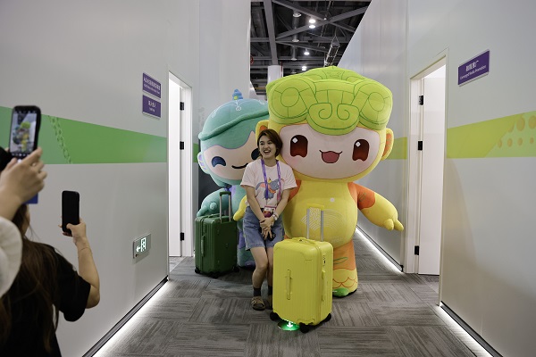 Mascots cheer on arrival of 19th Asian Games in Hangzhou