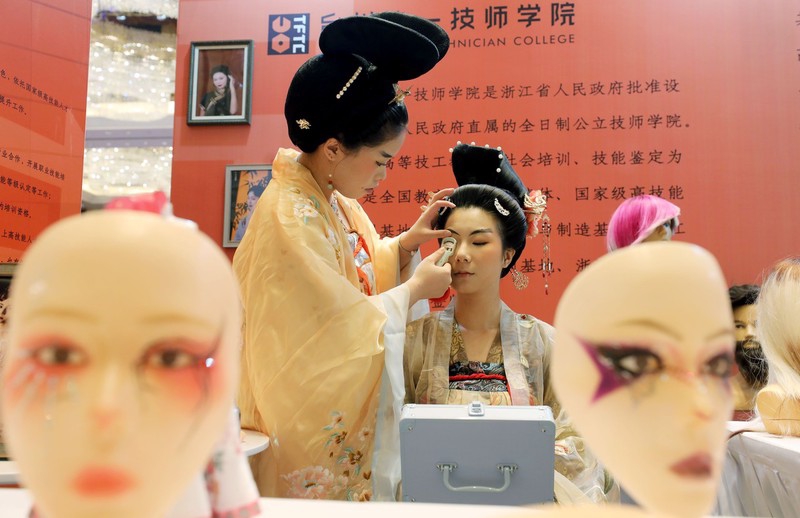 Hangzhou opens skills training education expo