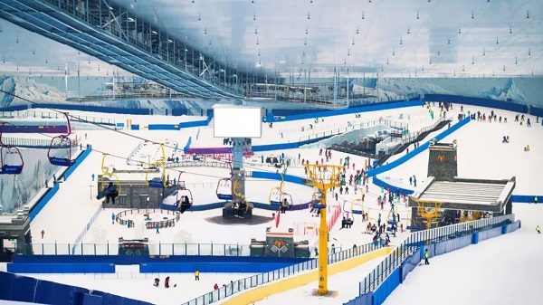 Zhejiang's largest indoor ski resort to open in Hangzhou