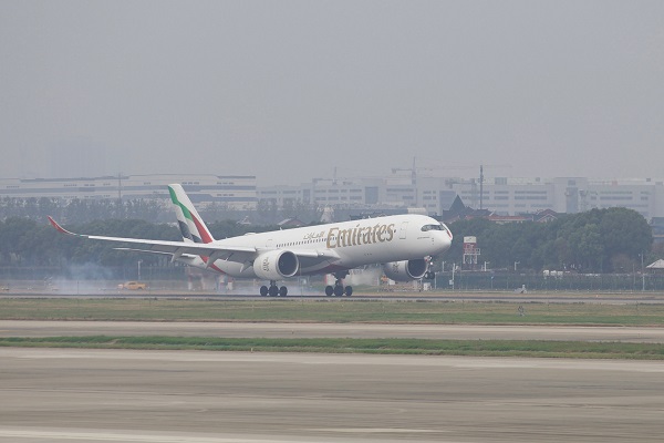 Emirates upgrades Hangzhou-Dubai route to Airbus A350