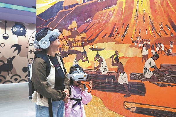 Visitors experience digital Liangzhu at Hangzhou culture expo