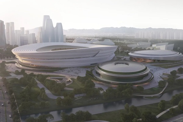 Construction accelerated on Yuhang International Sports Center 