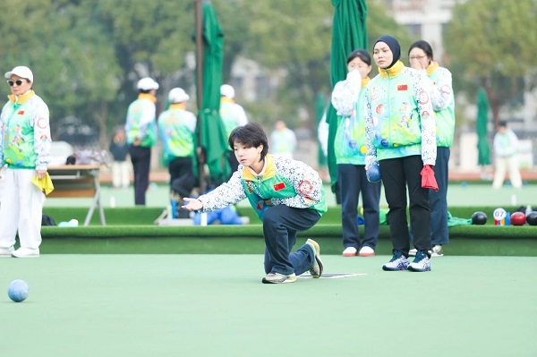 International lawn bowls open draws global players to Hangzhou