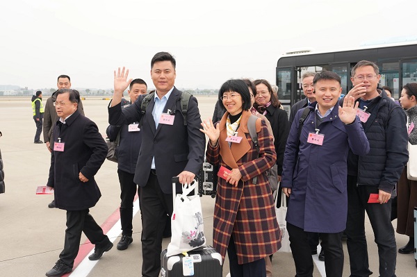 Zhejiang delegation arrives in Beijing for 2026 national Two Sessions