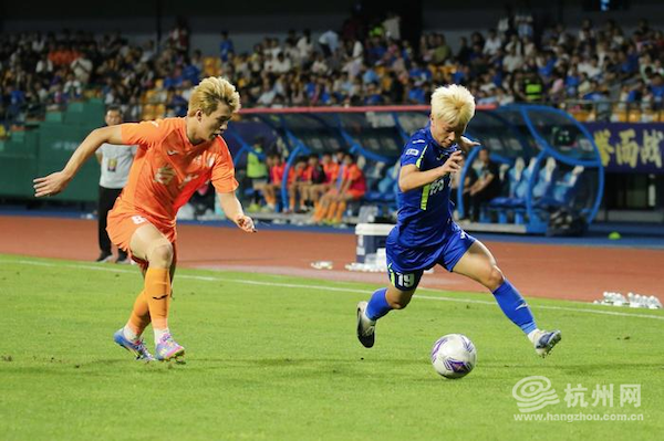 Hangzhou bow out of Wuyue Cup quarterfinals after narrow defeat
