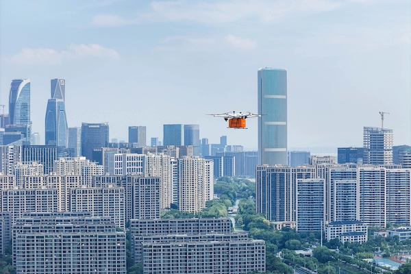 Hangzhou launches first cross-river drone delivery route
