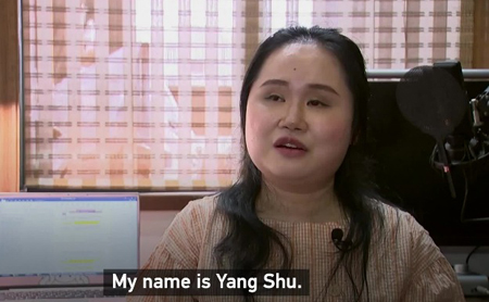 Visually impaired woman becomes full-time audio broadcaster