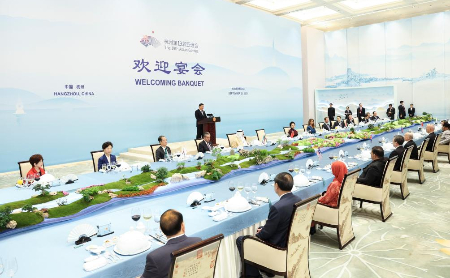Xi welcomes Hangzhou Asiad guests, highlighting sports' role in promoting peace, solidarity, inclusiveness