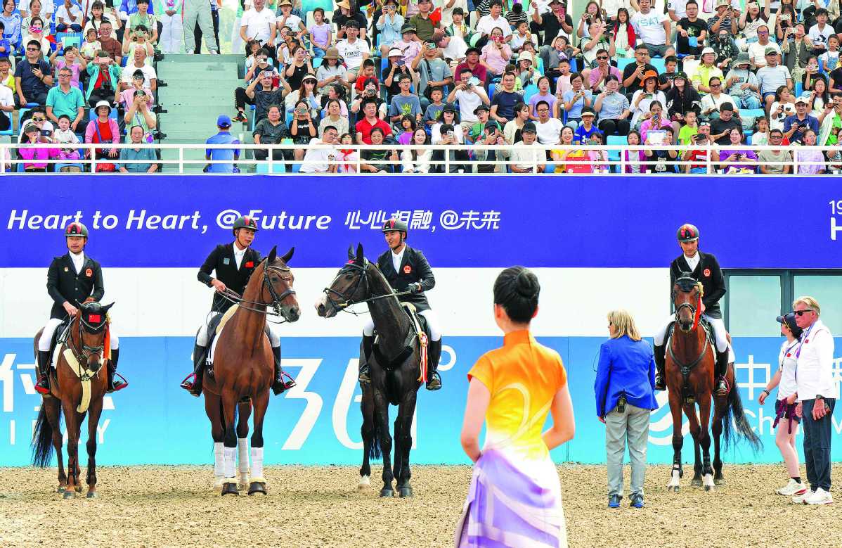 Tonglu firmly in the saddle after Asiad equestrian success
