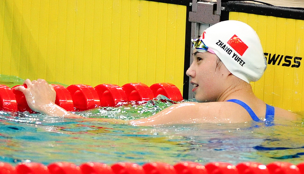 Xu Jiayu, Zhang Yufei win at China's National Swimming Championships
