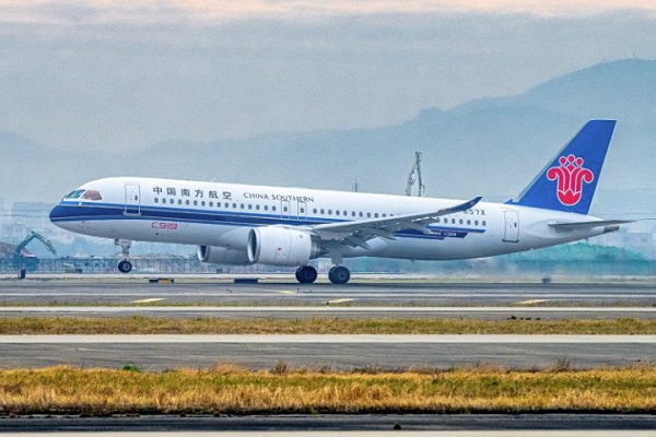 C919 aircraft carry over 2 million passenger trips in two years of operation