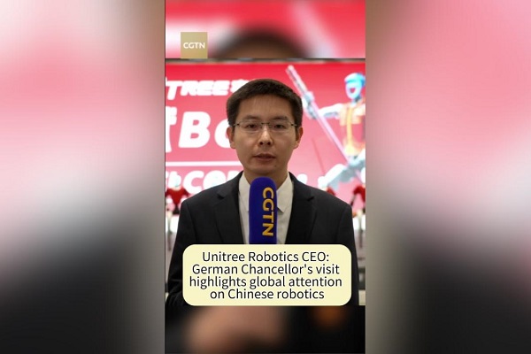 Unitree Robotics CEO: German Chancellor's visit highlights global attention on Chinese robotics