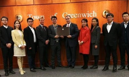 Hangzhou Fund Town launches overseas office in Greenwich, US 