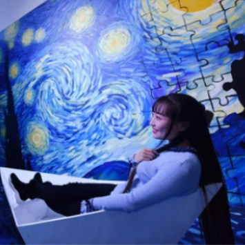 Van Gogh Immersive experience exhibition held in Hangzhou