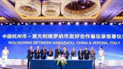 Hangzhou, Verona deepen friendly ties