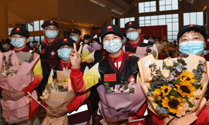 Qiandao Lake welcomes 226 Hangzhou medics from Wuhan
