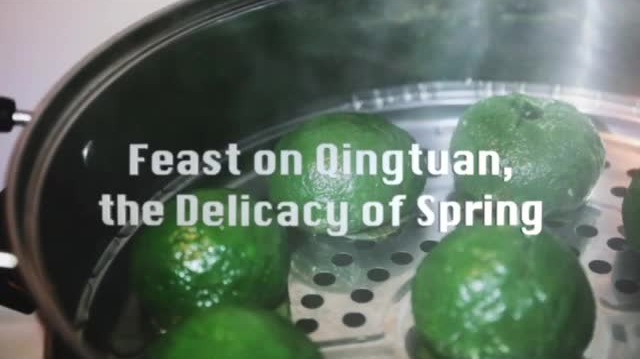 Feast on qingtuan, delicacy of spring