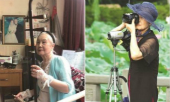 93-year-old enjoying fashionable lifestyle