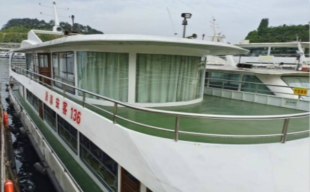 Hangzhou's only interprovincial cruise line uses new ship