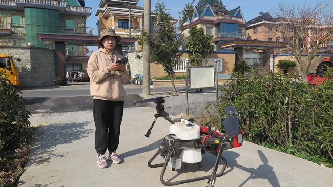 Farm drone promotes agricultural digitalization in Zhejiang