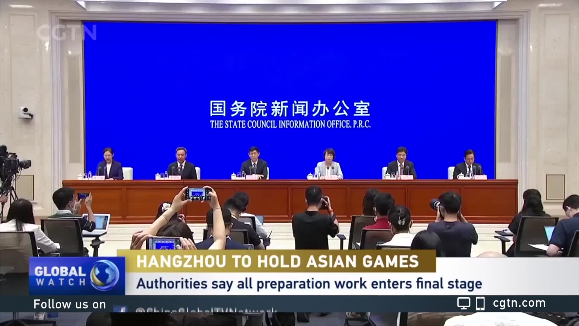 Authorities say preparations for Hangzhou Asian Games are in the final stage