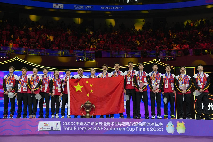 China unveils 20-player badminton team for Hangzhou Asian Games