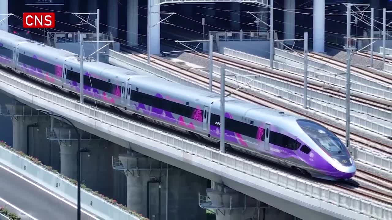 Special bullet train for Asian Games starts trial run in Hangzhou