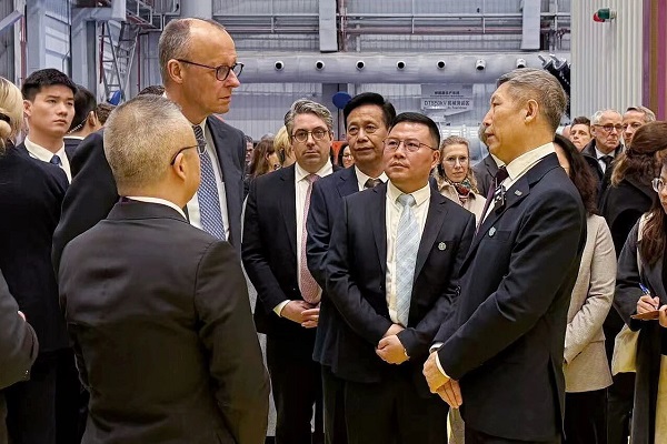 German Chancellor Merz visits Siemens Energy during his visit to China