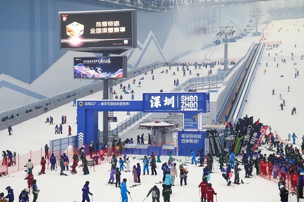 Winter tourism gains ground beyond China's snow belt