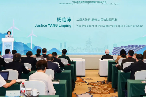 Global experts back greener development through rule of law