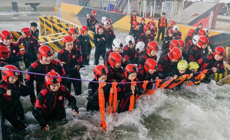 China's youth turn to immersive disaster simulations to learn survival skills