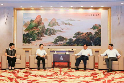 Hangzhou delegation comes to Shanghai with big agenda