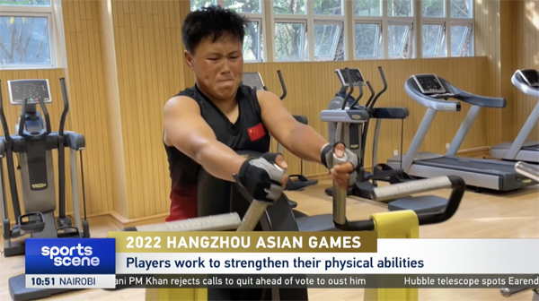 Chinese women's rugby team training in Sichuan for Hangzhou 2022