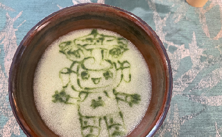Tea art collides with 19th Asian Games