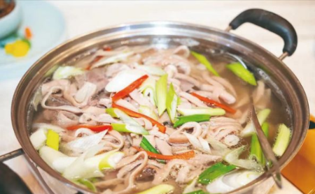 Locals enjoy eating mutton on Start of Winter